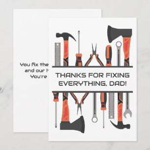 Vater Handyman, Tools, Vatertag, Papa Geburtstag Feiertagskarte