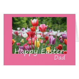 Vater Happy Oaster Tulip Karte