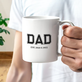 Vater hat einfache moderne College-Typografie etab Kaffeetasse