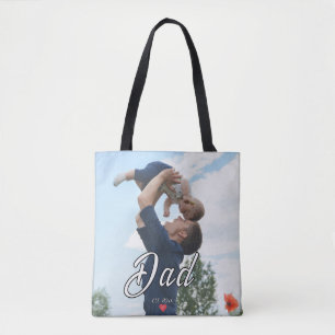 Vater hat lustiges Skript Foto Herz Geschenk einge