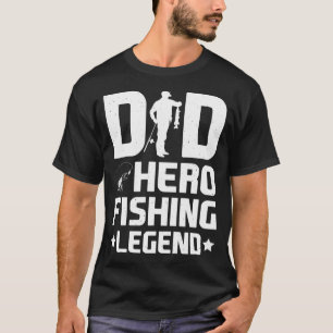 Vater Held Angellegende - Vintage-Angeln Vater T-Shirt