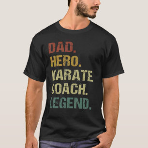 Vater Held Karate-Trainer Legende Karate-Vater Vin T-Shirt