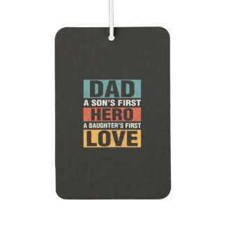Vater Hero A Daughter Liebe Frohes Vatertag Autolufterfrischer