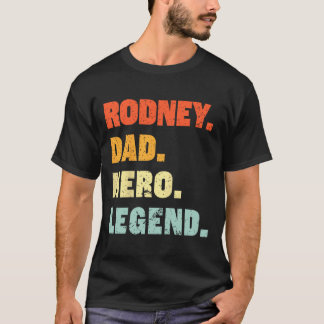 Vater Hero Legend Personalisiert Individuelle Name T-Shirt