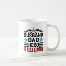 Vater Hero Legend Tasse für Vater