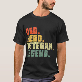 Vater Hero Veteran Legend Retro Veterans Tag Vater T-Shirt