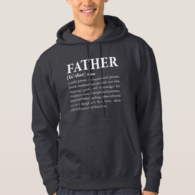 Vater Hoodie (Vorderseite)