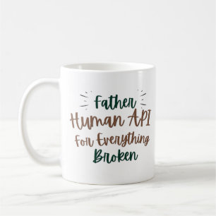 Vater Human API Lustiger IT-Vater Kaffeebecher Kaffeetasse
