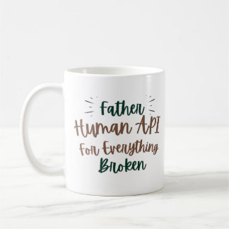 Vater Human API Lustiger IT-Vater Kaffeebecher Kaffeetasse