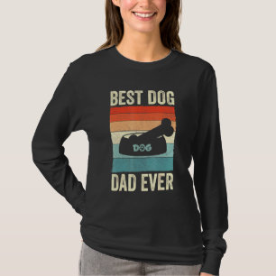 Vater Hund für Männer Vintag Beste Hunde Vater je T-Shirt