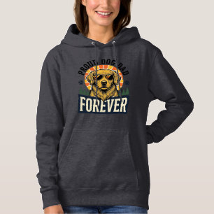 Vater-Hund-Shirt Vintage Golden Retriever Retro-De Hoodie