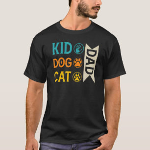 Vater Hund Vater Katze Vater Paw God for Men Anim T-Shirt