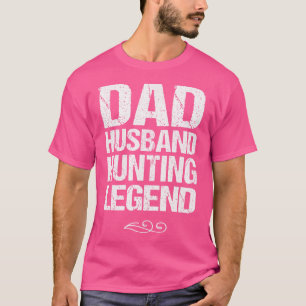 Vater Husband Hunter Jagd Shotgun Fire Deer T-Shirt