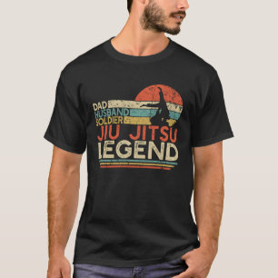 Vater Husband Soldier Jiu Jitsu Legend Military BJ T-Shirt