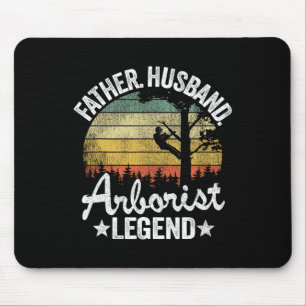 Vater Husnd Baumpfleger Legende Baumklettern Vater Mousepad