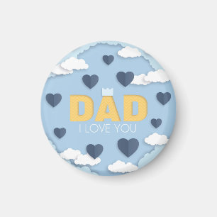 Vater I Liebe Sie, Vatertagsgeschenk Magnet