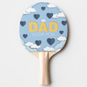 Vater I Liebe Sie, Vatertagsgeschenk Tischtennis Schläger