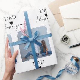 Vater, ich Liebe dich" — zum Vatertag - Geschenkpapier