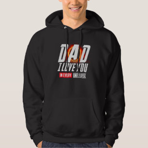 Vater ich Liebe Sie in jedem Universum Vatertag Hoodie