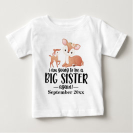 Vater, ich werde wieder eine große Schwester! Baby T-shirt