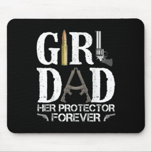 Vater Ihr Beschützer Forever Daddy Funny Vathday Mousepad