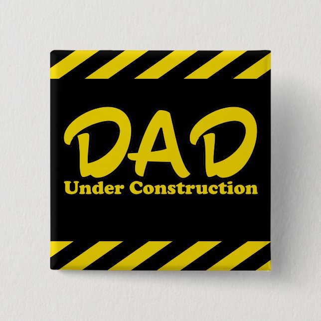 Vater im Bau Button (Vorderseite)