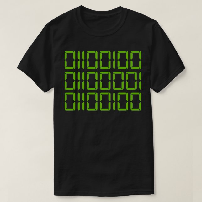 VATER im Binärkode Funny Computer Coding Geek T-Shirt (Design vorne)