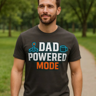 Vater im eingeschalteten Modus Gamer & Coffee En T-Shirt