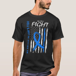 Vater im Gesetz Typ 2 Diabetes Bewusstsein Amerika T-Shirt