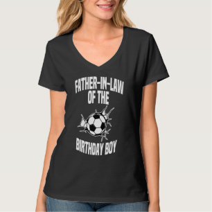 Vater im Jura des Geburtstags Boy Soccer Team Bday T-Shirt
