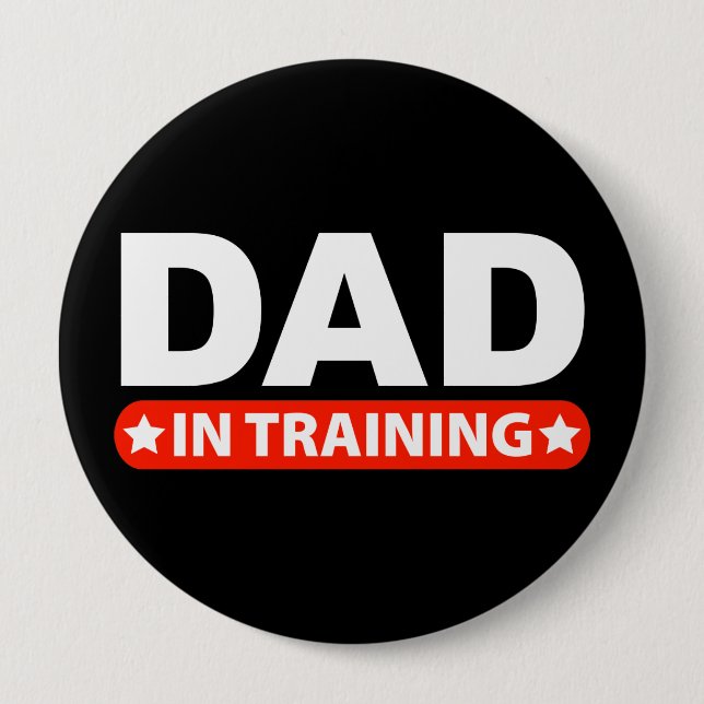 Vater im Training Button (Vorderseite)