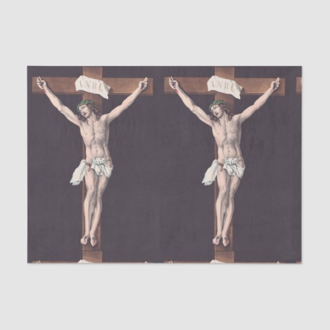 Vater, in deine Hände empfehle ich meinen Geist Seidenpapier (Vorderseite)