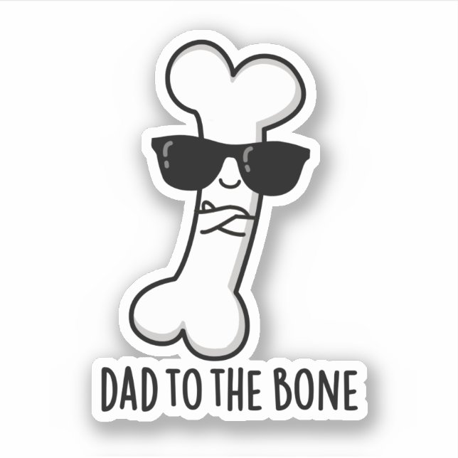 Vater in den Knochenstaub Aufkleber (Vorderseite)