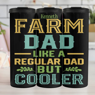 Vater in der Landwirtschaft: Cooler als normale Vä Thermosbecher