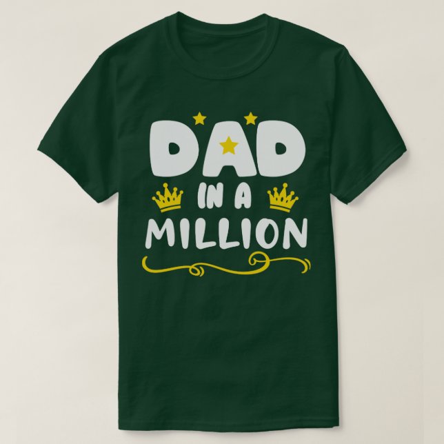Vater in Mio. T-Shirt (Design vorne)