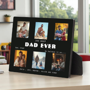 Vater ist 20XX Foto-Andenken-Tafel Fotoplatte