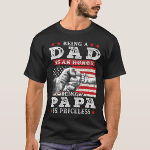 Vater ist eine Ehre, Papa zu sein ist unbezahlbar T-Shirt
