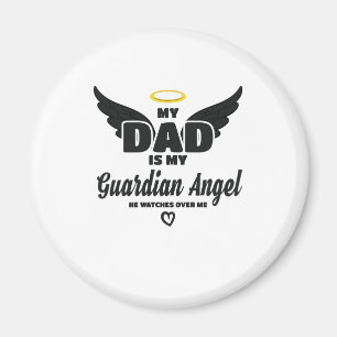 Vater ist mein Guardian-Engel, der mich im Gedächt Magnet