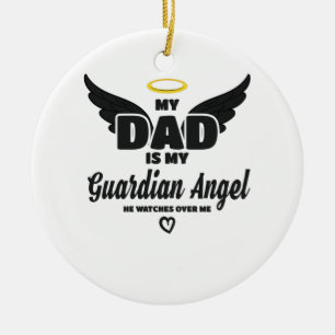 Vater ist mein Wächter, der mich im Gedächtnis beo Keramik Ornament