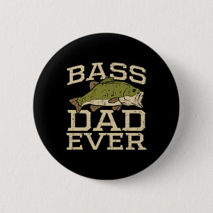 Vater je Fischen Fischer Fathers Day Vater Gi Button