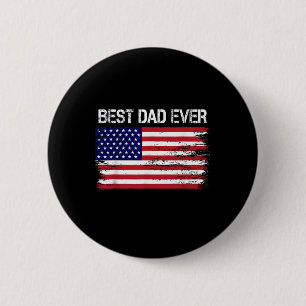 Vater je mit US-amerikanischen Flaggen Geschenke T Button