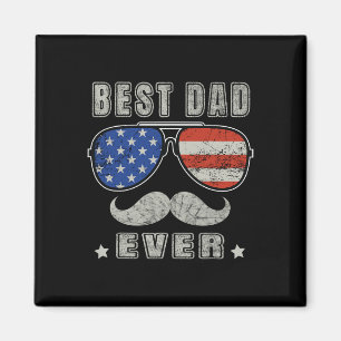 Vater je US-Flaggenfeier 4. Juli Magnet