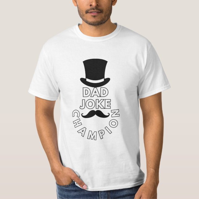 Vater Joke Champion Embrace die Puns, regieren Lau T-Shirt (Vorderseite)