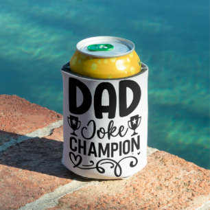 Vater Joke Champion Funny Vatertag Geschenk Dosenkühler
