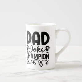 Vater Joke Champion | Funny Vatertag Geschenk Prozellantasse