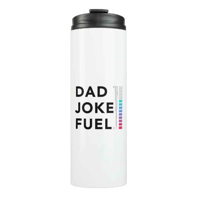 Vater Joke Fuel Funny Meter Thermosbecher (Vorderseite)