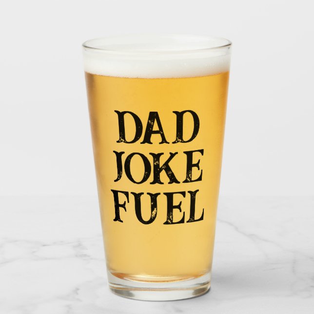 Vater Joke Fuel - Grunge Classic Geschenk für Vate Glas (Vorne (Gefüllt))