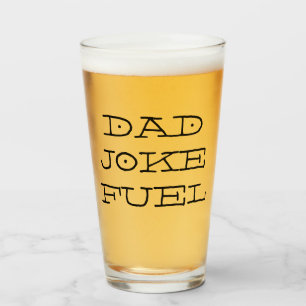 Vater Joke Fuel - Handgeschriebenes, lustiges Gesc Glas