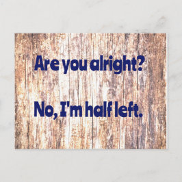 Vater Joke: Geht es dir gut? Postkarte