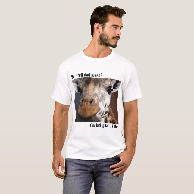 Vater Joke Giraffe T-Shirt (Vorne ganz)